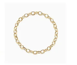 14K GP Link Chain Bracelet