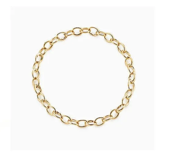 14K GP Link Chain Bracelet