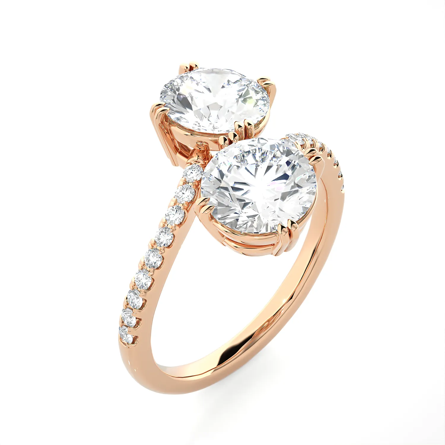 2 1/5 ctw Round Lab Grown Diamond Ring