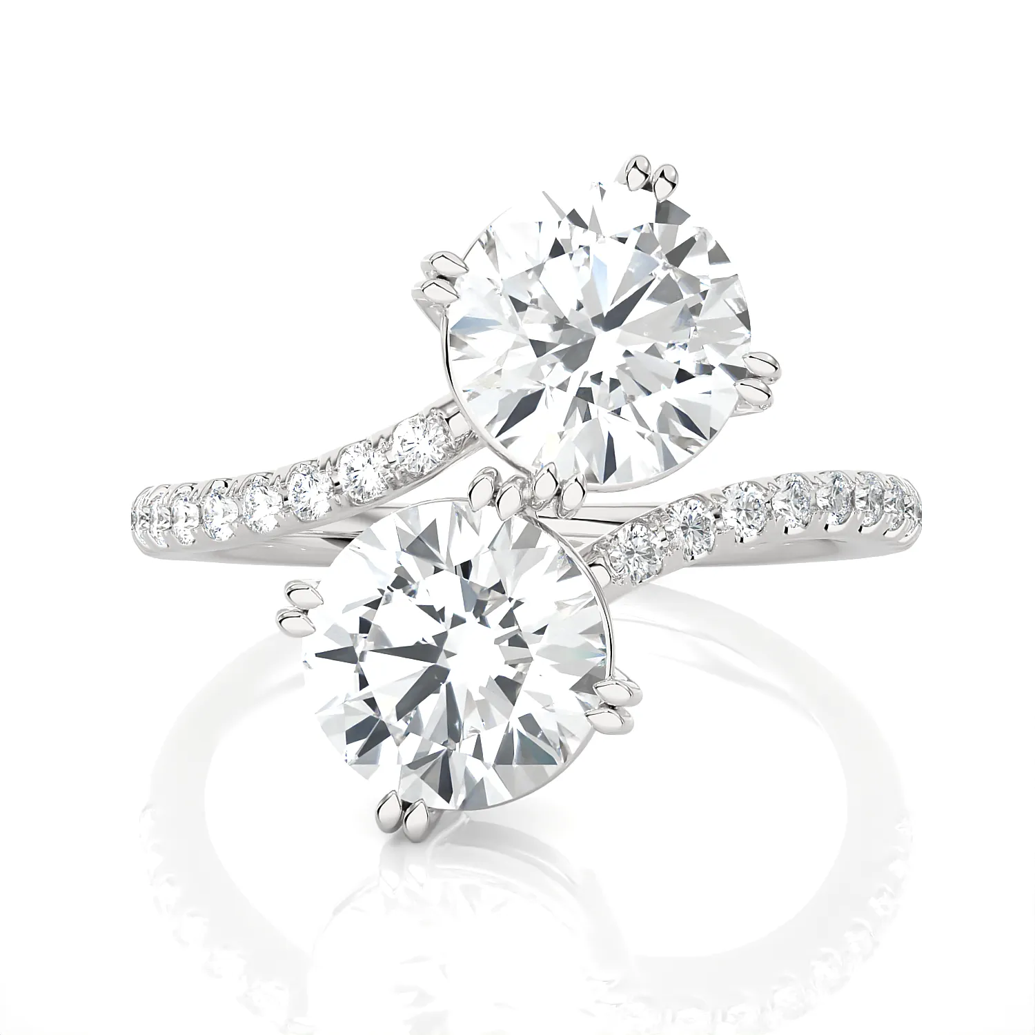 2 1/5 ctw Round Lab Grown Diamond Ring