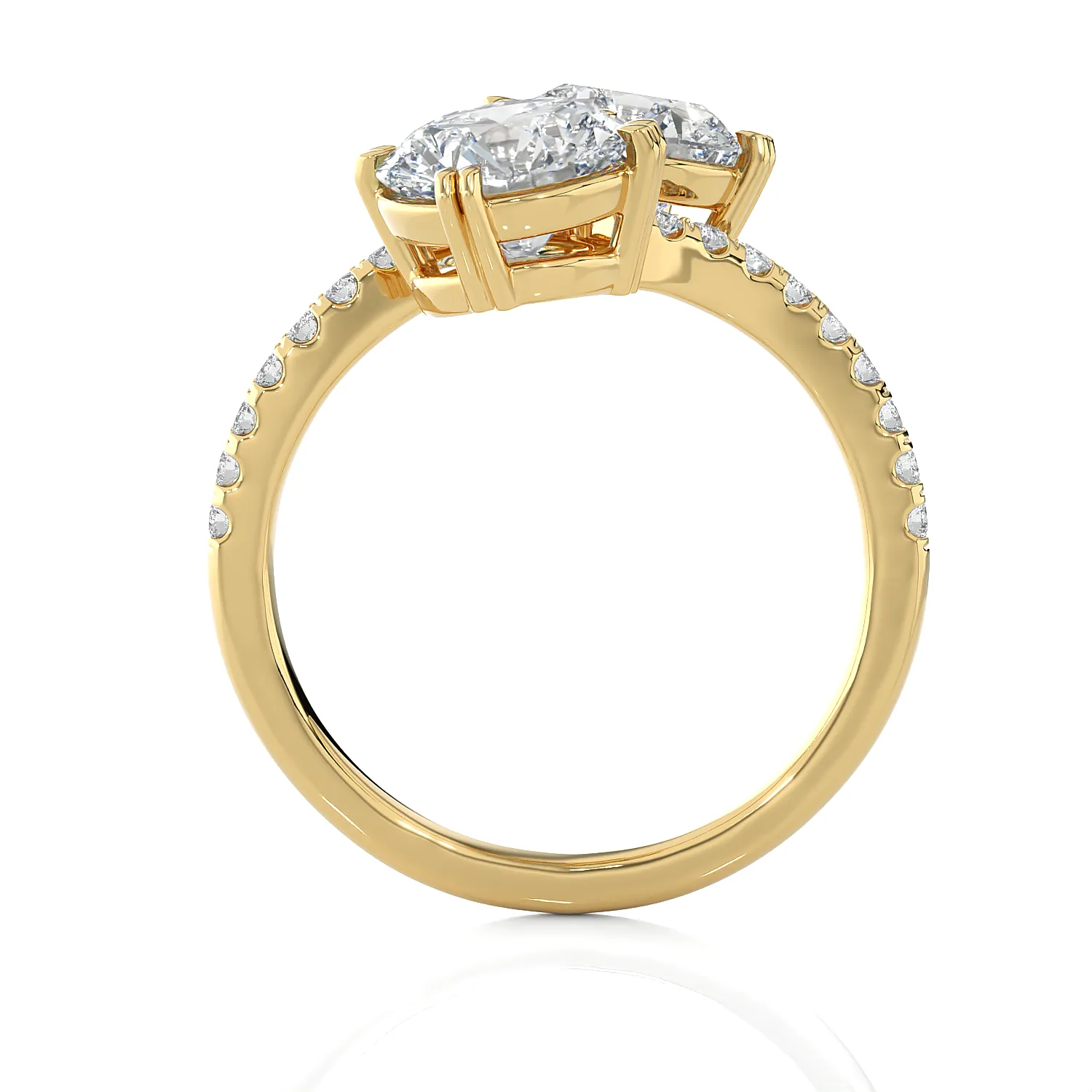 2 1/5 ctw Round Lab Grown Diamond Ring