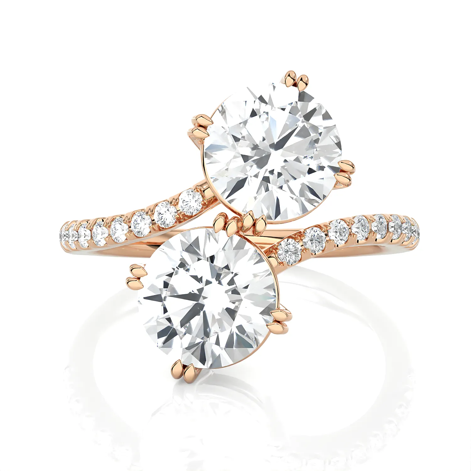 2 1/5 ctw Round Lab Grown Diamond Ring