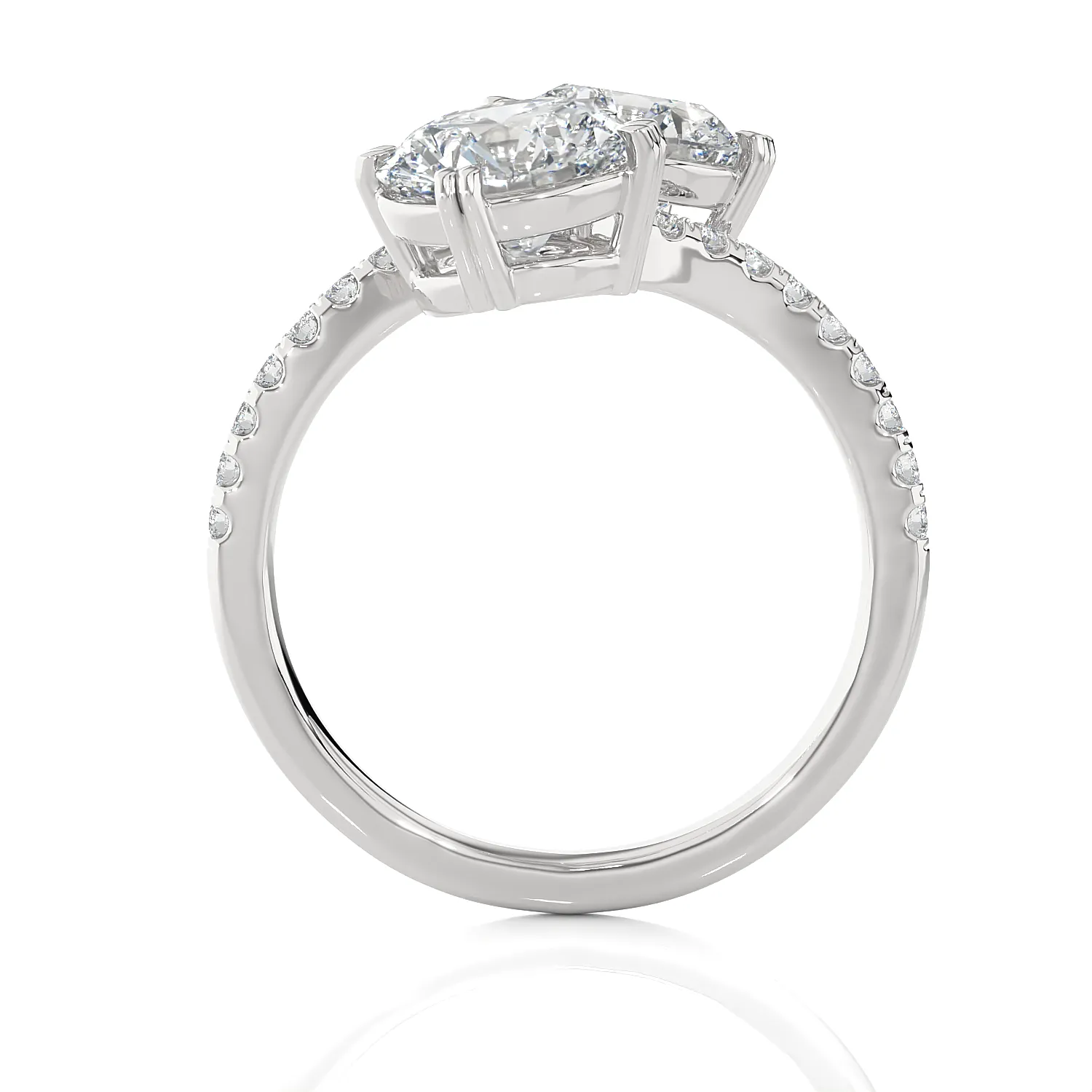 2 1/5 ctw Round Lab Grown Diamond Ring