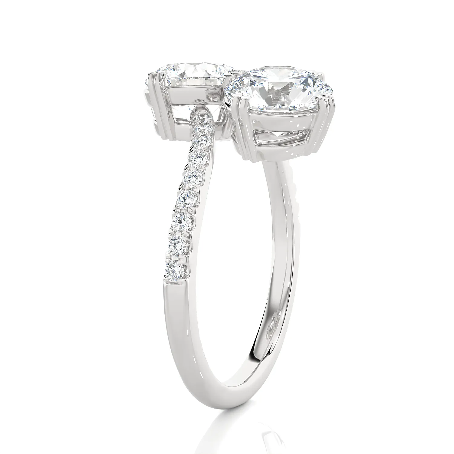 2 1/5 ctw Round Lab Grown Diamond Ring