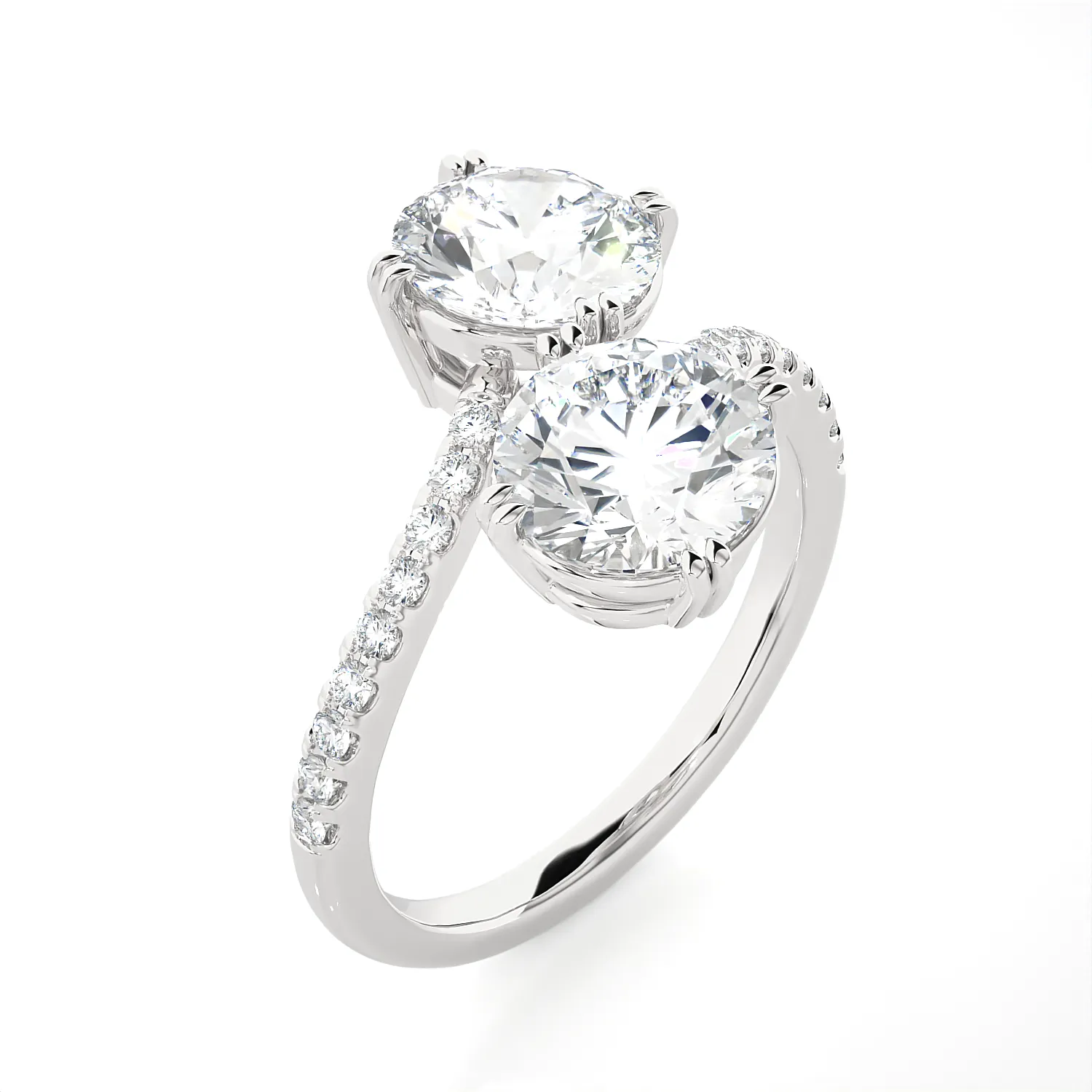 2 1/5 ctw Round Lab Grown Diamond Ring