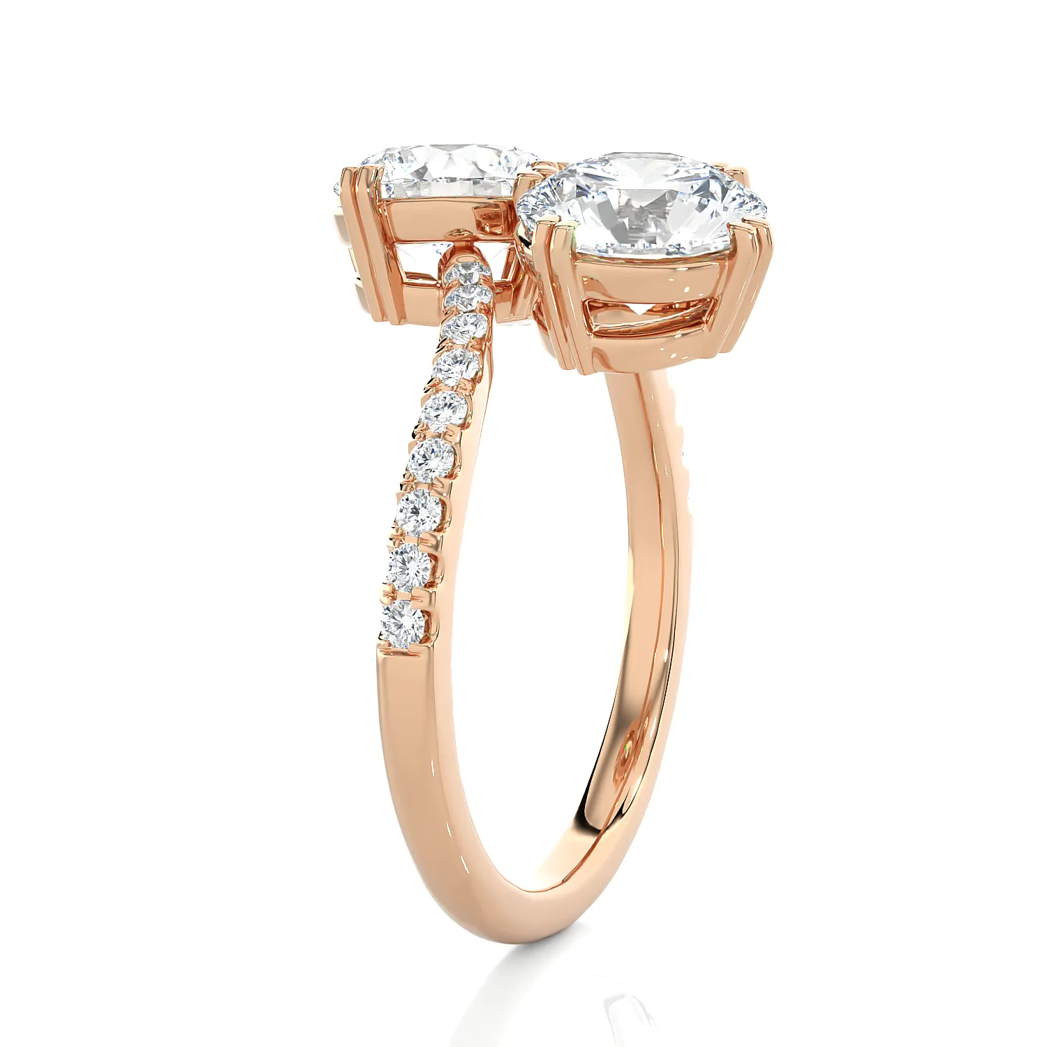 2 1/5 ctw Round Lab Grown Diamond Ring
