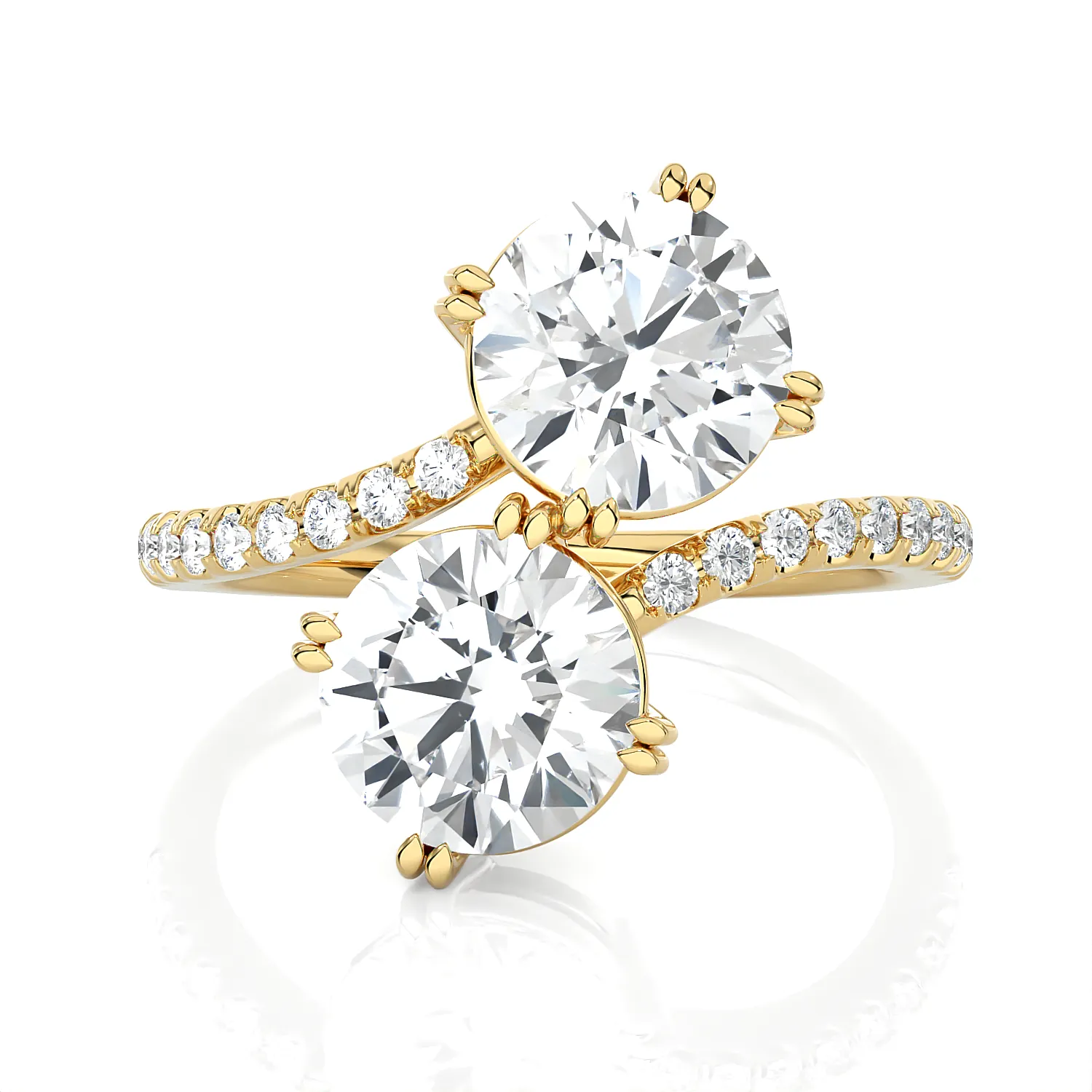 2 1/5 ctw Round Lab Grown Diamond Ring