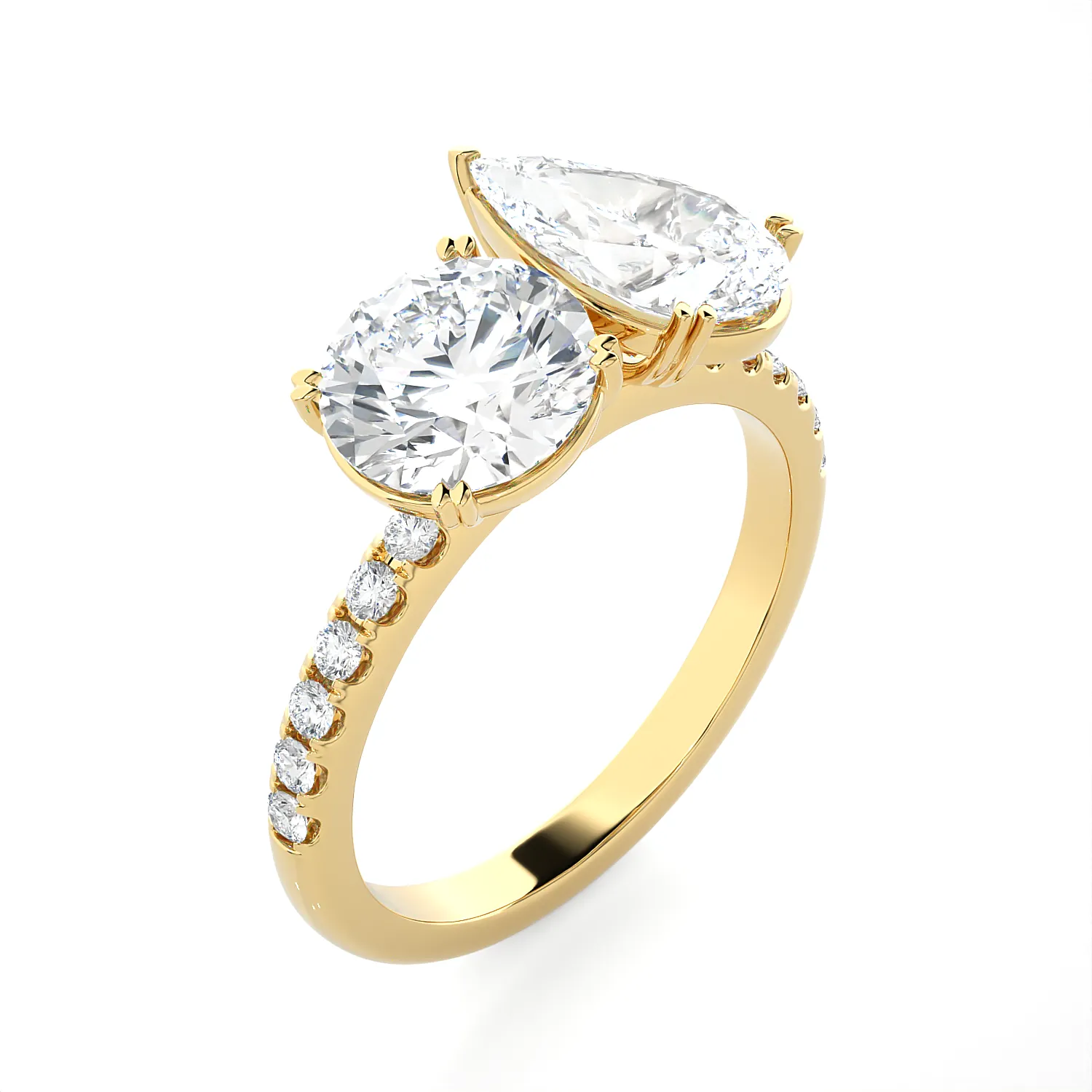 3 3/4 ctw Multi-Shape Lab Grown Diamond Ring