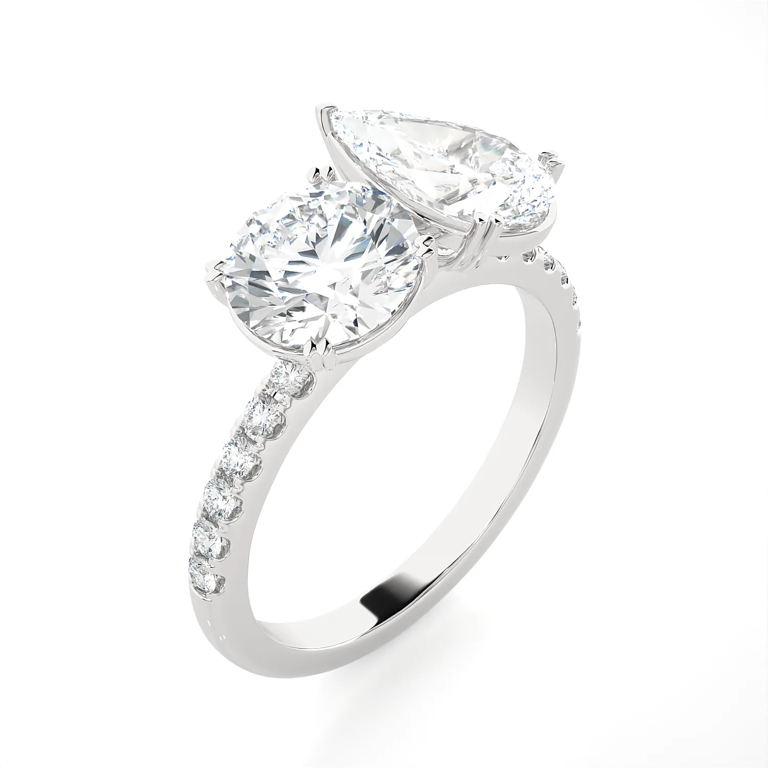 3 3/4 ctw Multi-Shape Lab Grown Diamond Ring