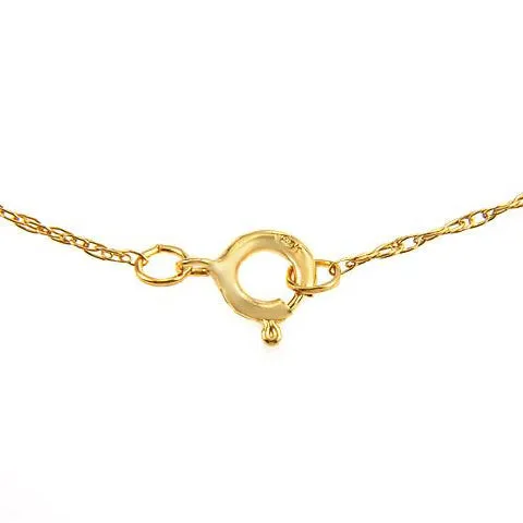 5 Carat 14K Solid Yellow Gold Necklace Natural Amethyst Pearl