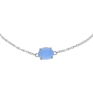 925er Sterlingsilber Aquamarin 7zoll Armband
