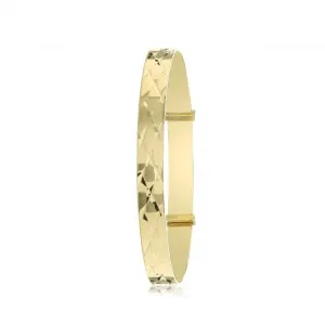 9CT Yellow Gold Baby Bangle BN424