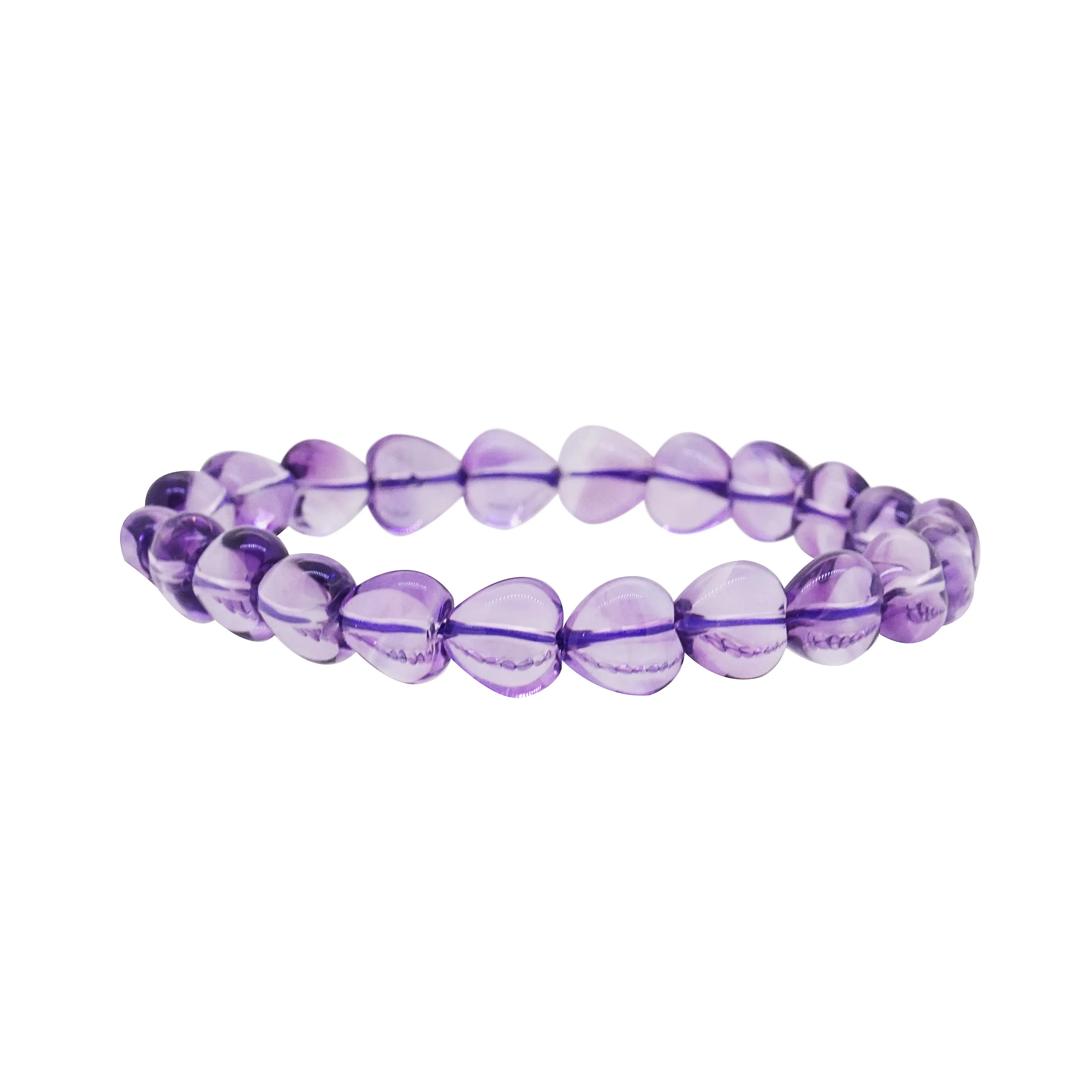 AA-Grade Lavender Amethyst Heart