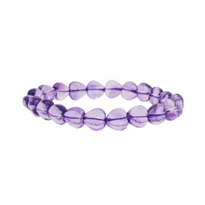 AA-Grade Lavender Amethyst Heart
