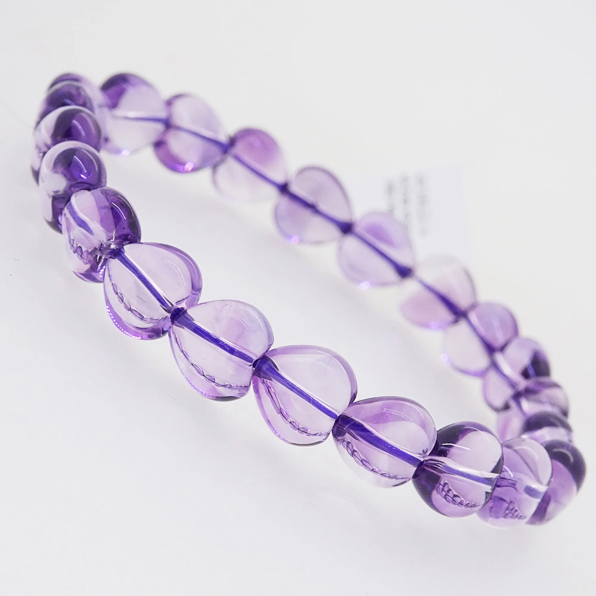 AA-Grade Lavender Amethyst Heart