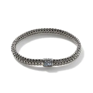 Aquamarine Chain Bracelet