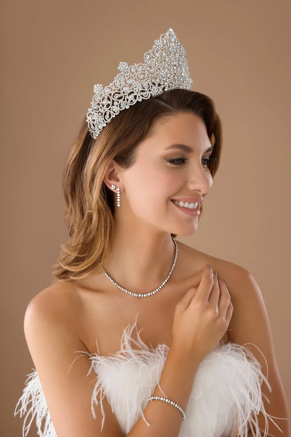ASTRA Simulated Diamond Jewelry Set