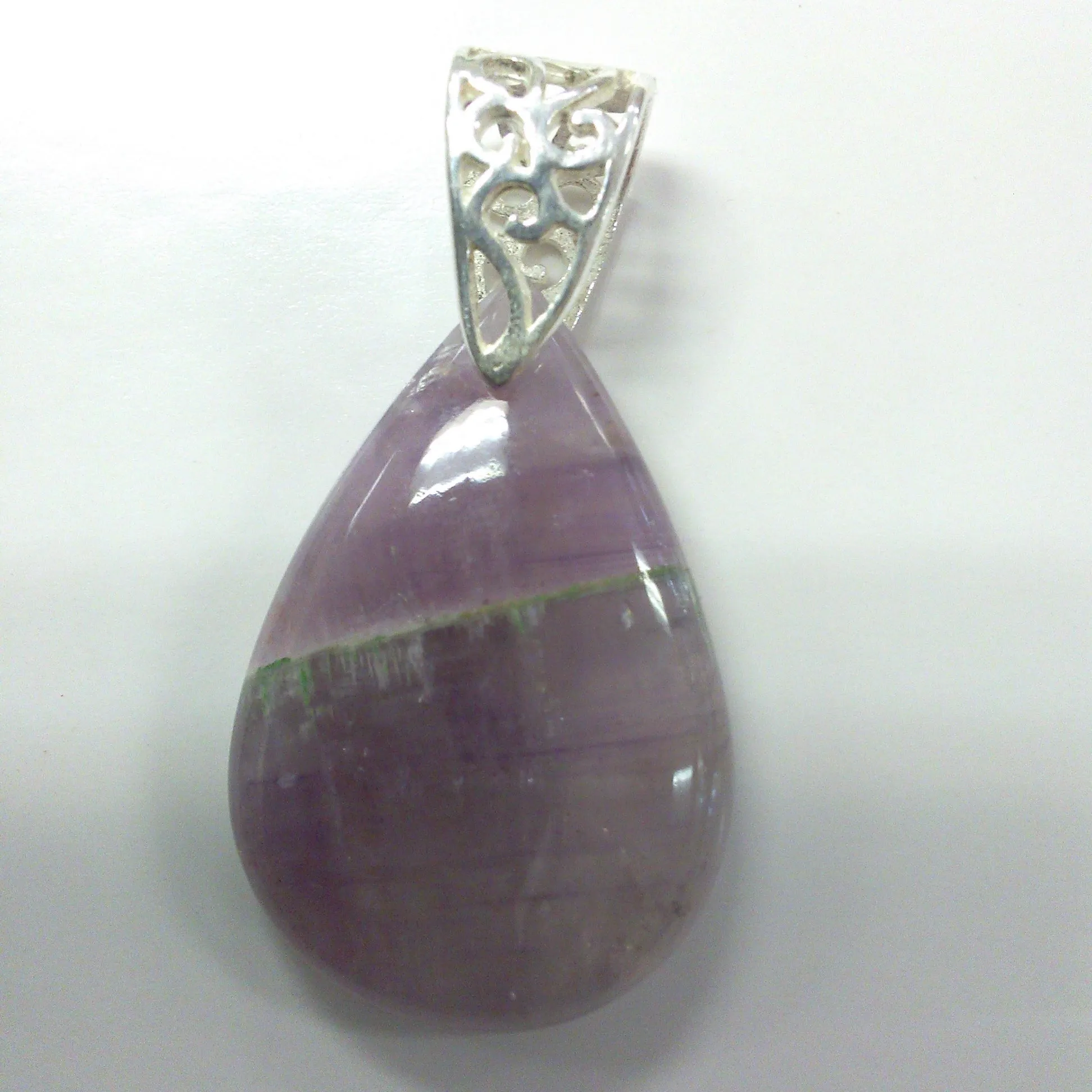 Auralute 23 Amethyst Pendant - Teardrop