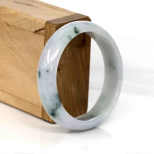 Baikalla Classic Real Jade Jadeite Bangle Bracelet ( 56.80 mm )#334