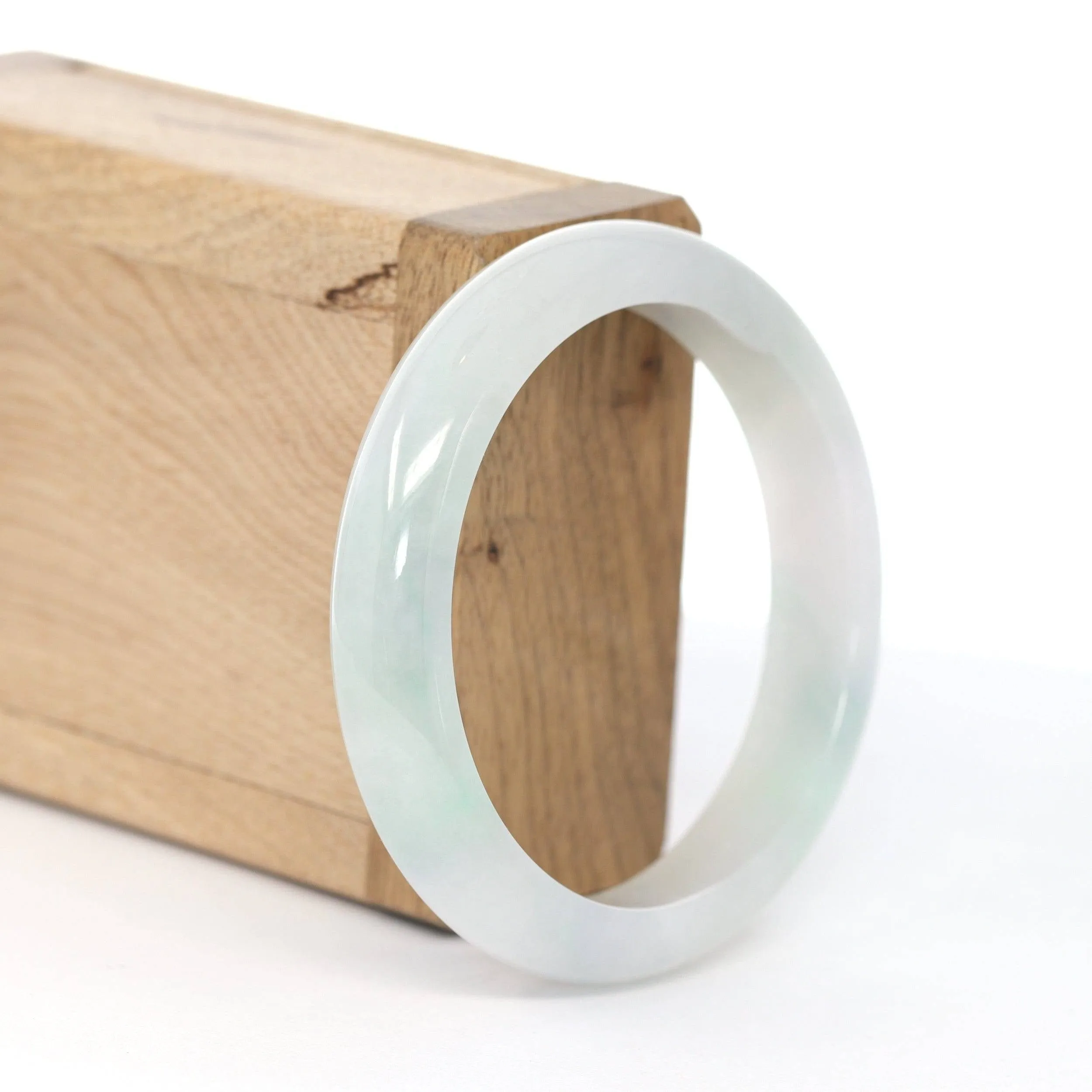 Baikalla "Classic Bangle" Natural Burmese Jadeite Jade Bangle ( 56.3 mm ) #616