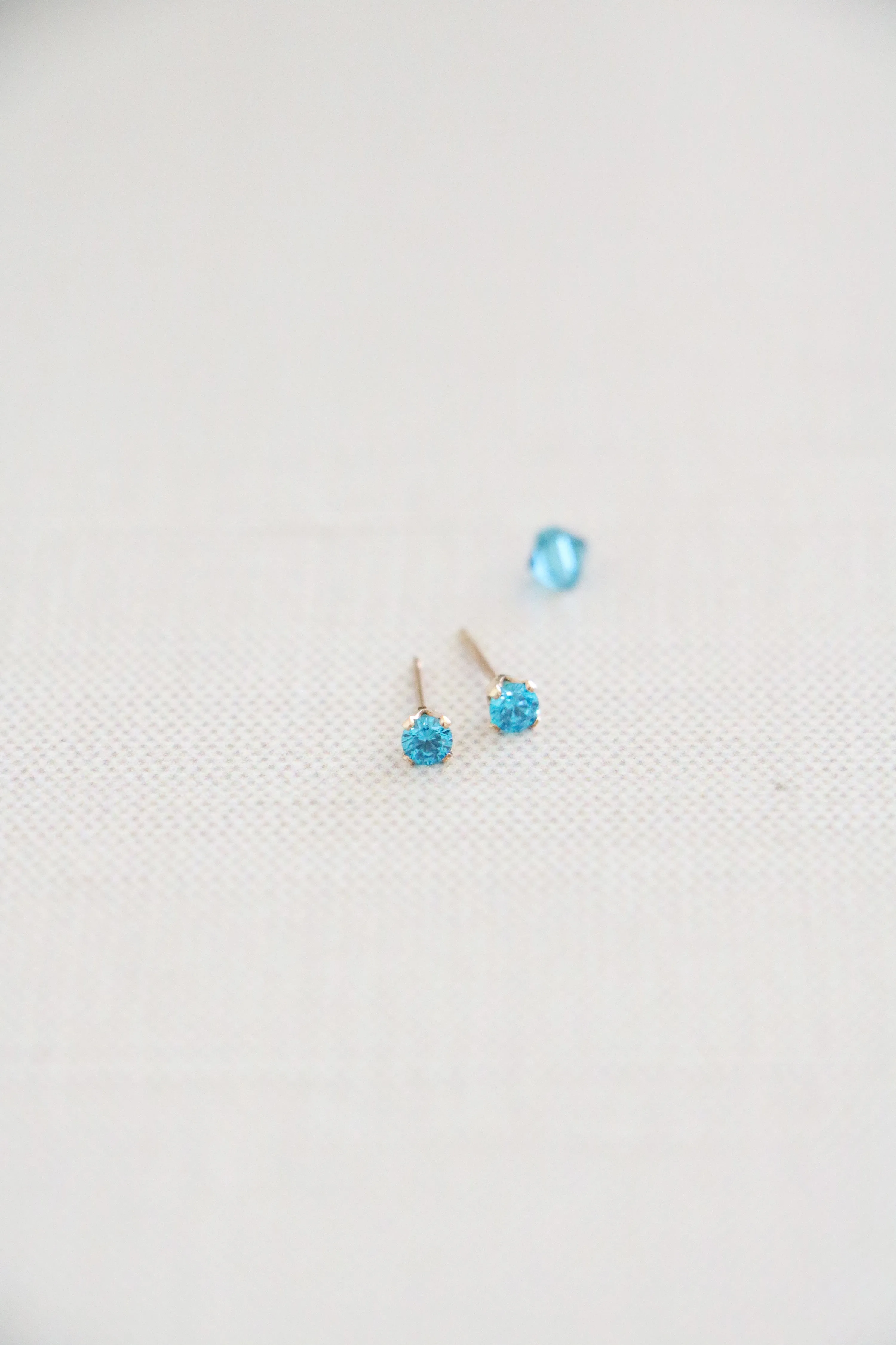 birthstone post earrings