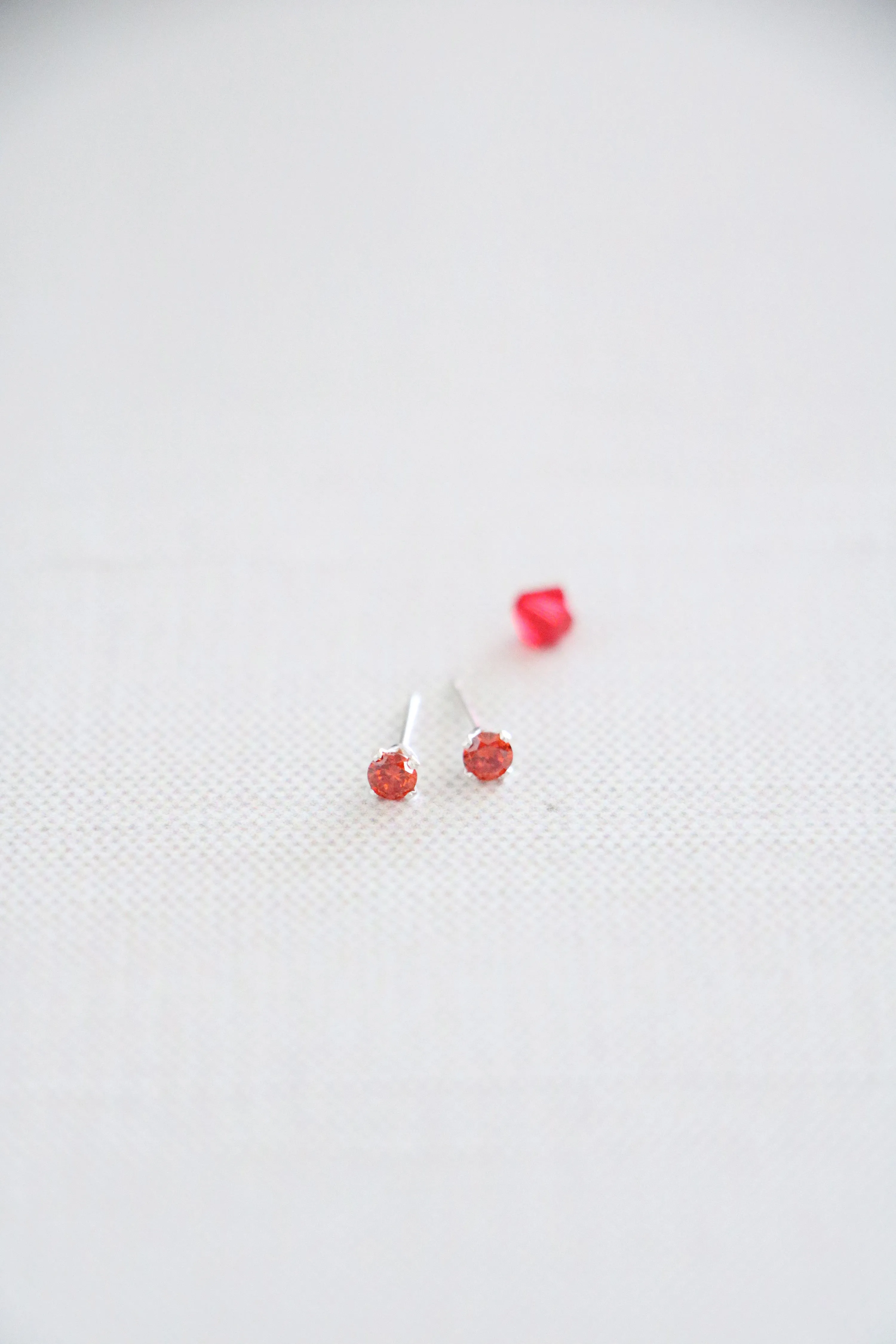 birthstone post earrings