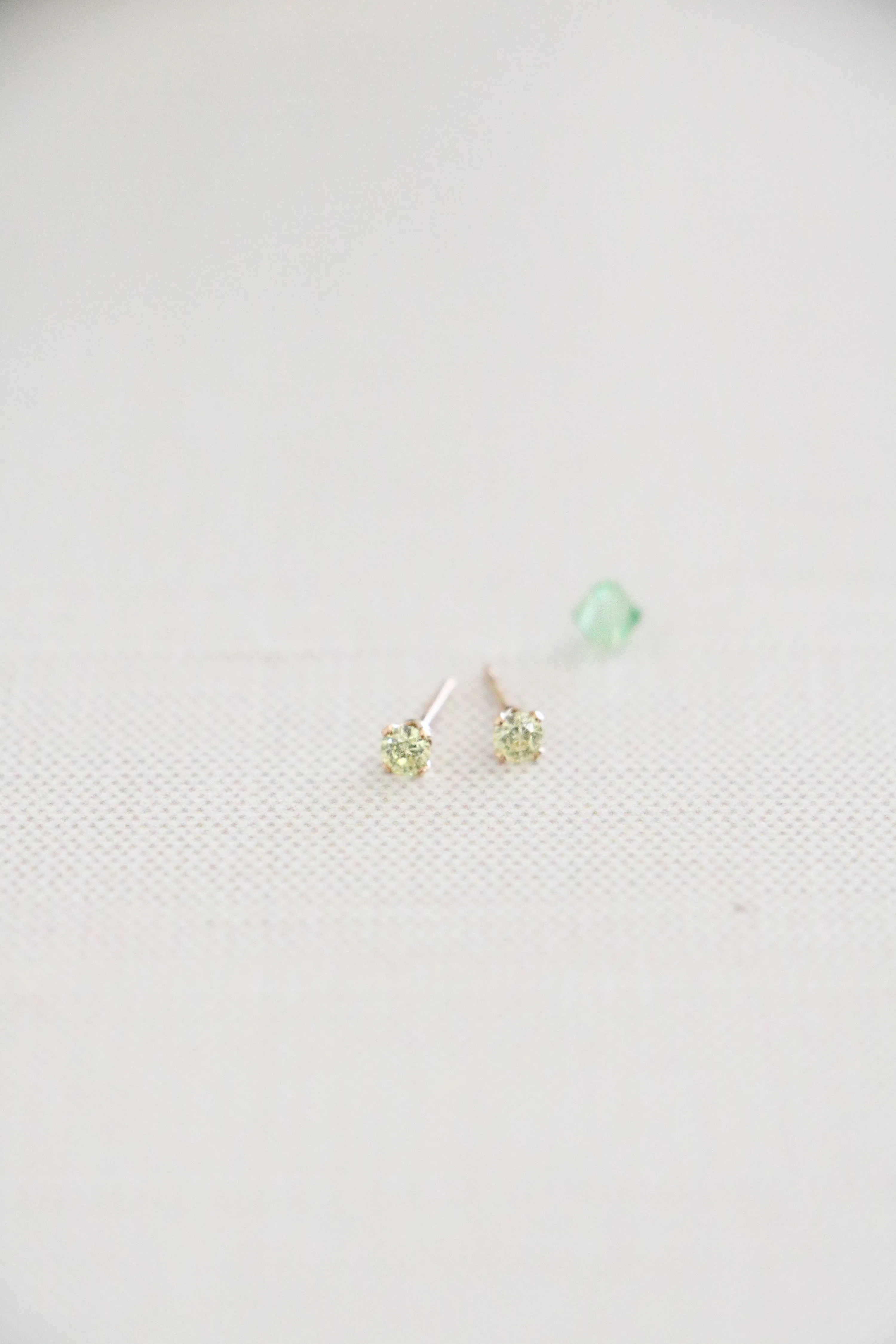 birthstone post earrings