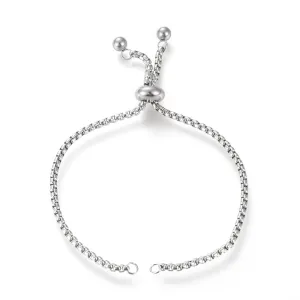Box Bolo Bracelet Making - Plated Stainless - 10"