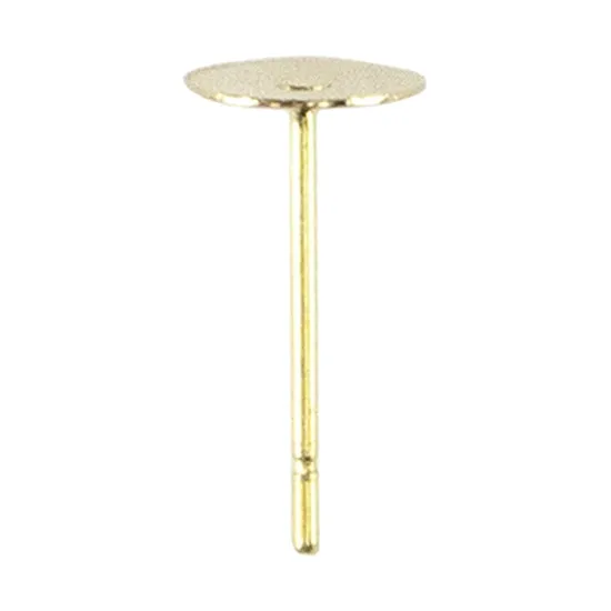 Brass Stud Earring Finding - Pkg/50