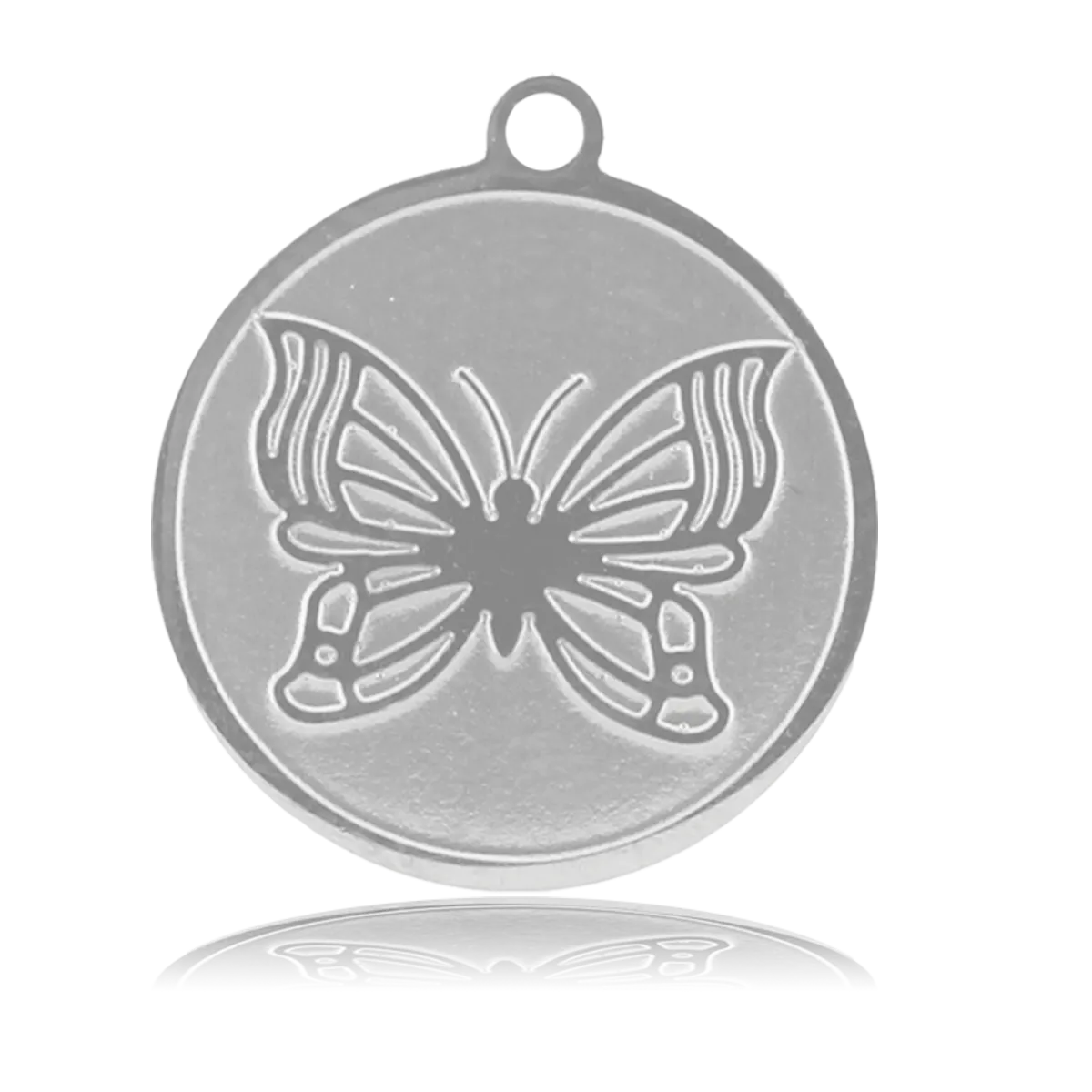 Butterfly Charm with Lemonade Jade Charity Bracelet