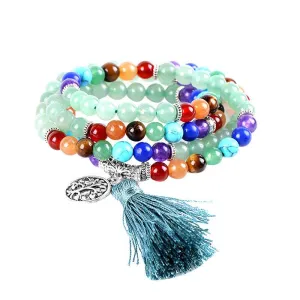 chakra energy stone bracelet