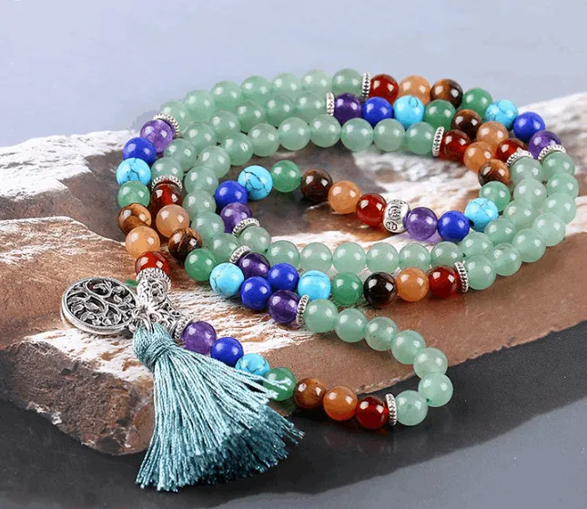 chakra energy stone bracelet