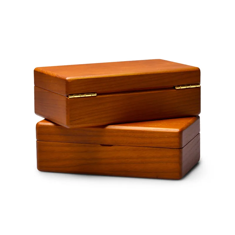 Classic Solid Wood Ring Jewelry Set Box SM154 - Restocking
