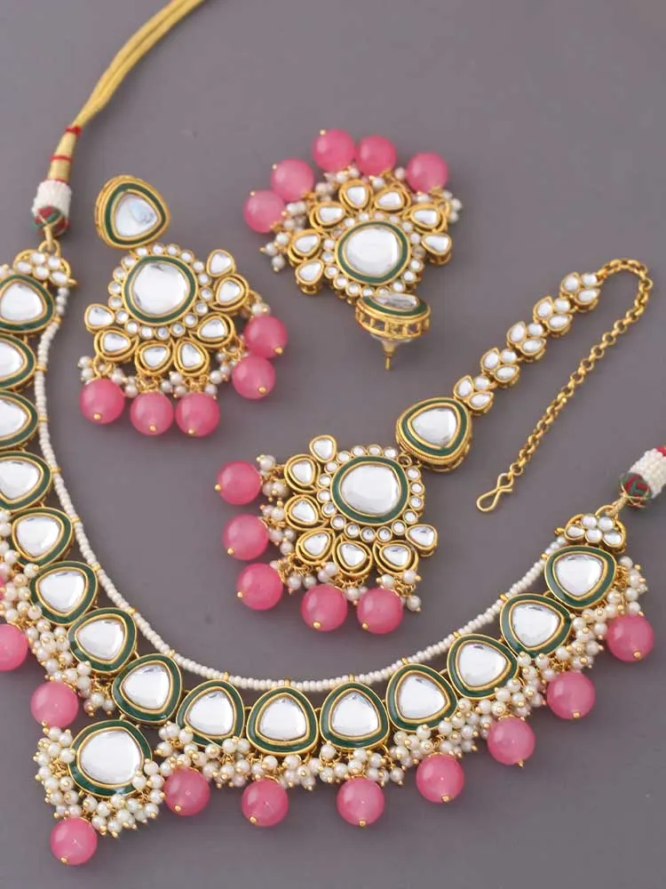 Coral Anchita Jewellery Set