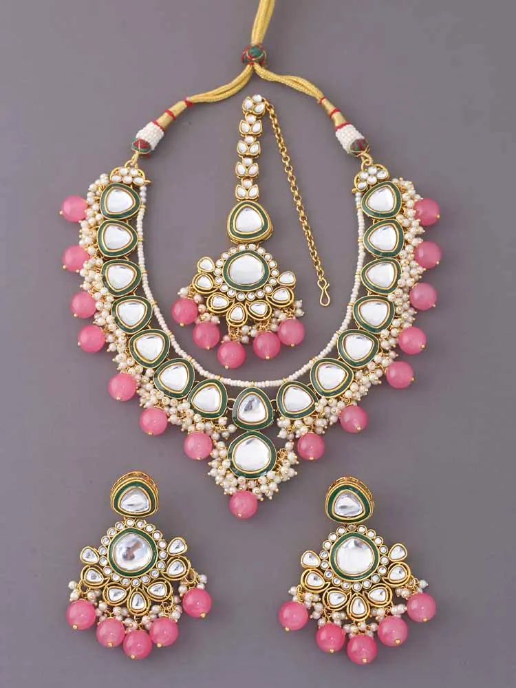 Coral Anchita Jewellery Set