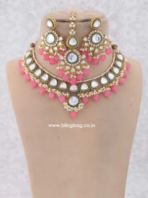 Coral Anchita Jewellery Set