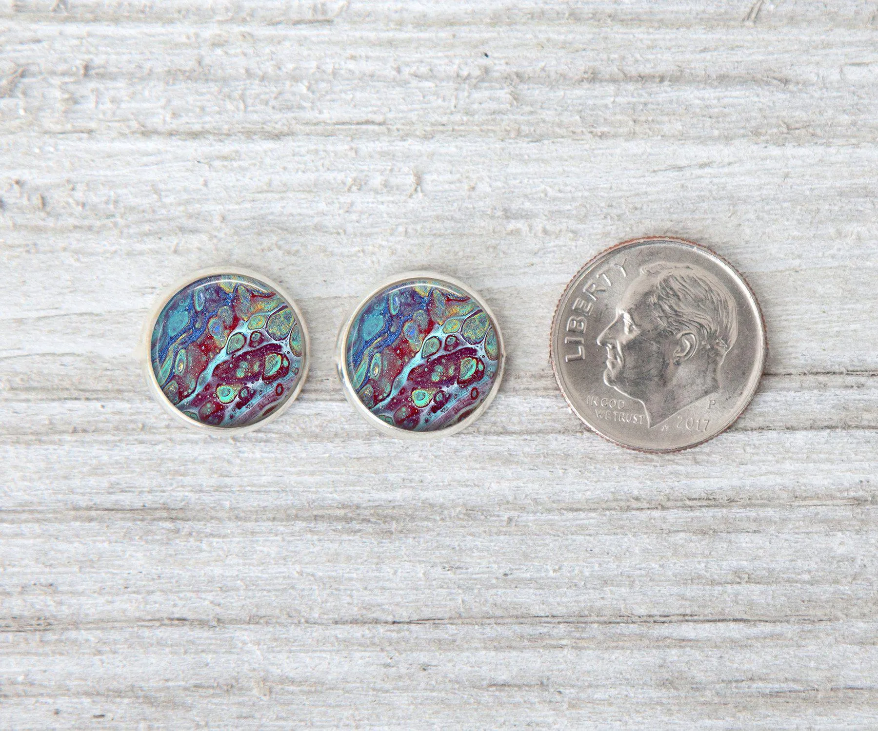 Coral Reef Stud Earrings | Handmade Beach Jewelry