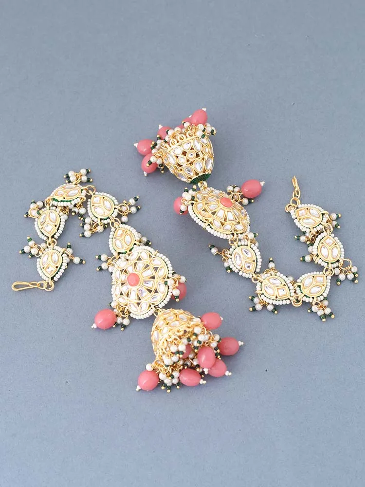 Coral Sayali Sahara Jhumkis