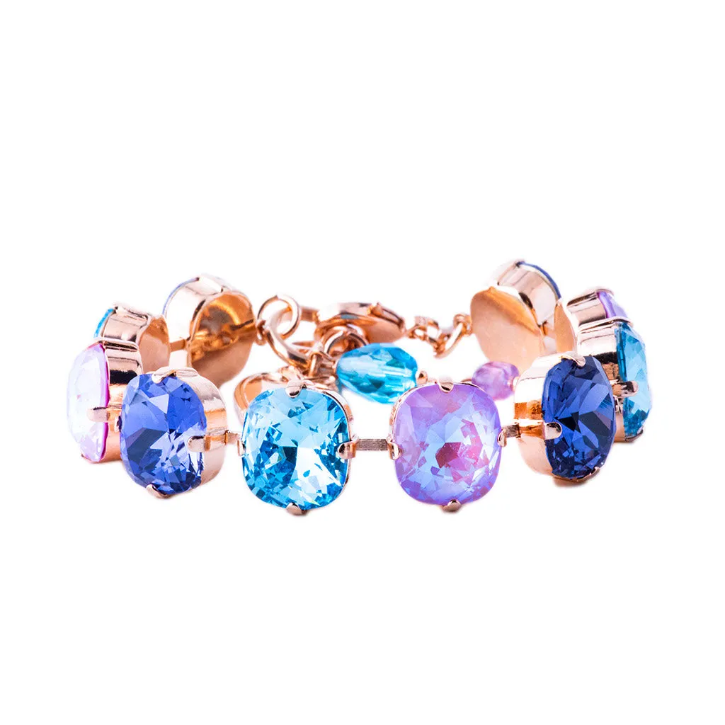 Cushion Cut Bracelet in "Blue Moon" *Custom*