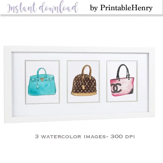 Designer Bags Printable