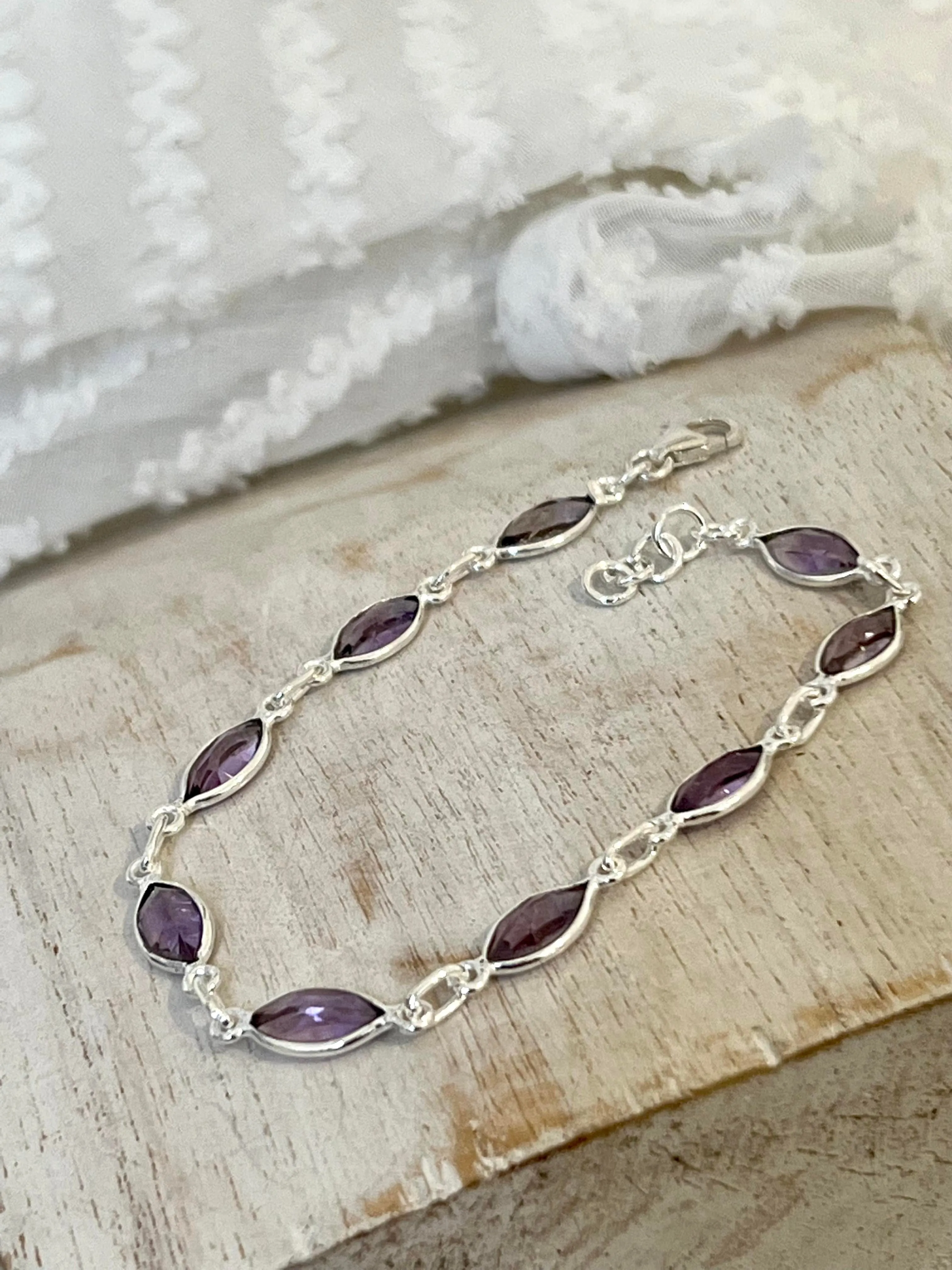 Diamant Amethyst Bracelet