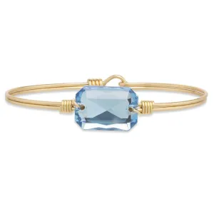 Dylan Bangle Bracelet Aquamarine