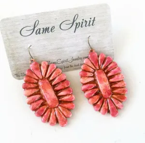 EARRINGS - WANDERLUST (pinky coral)