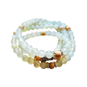 Energy Stone Wrap Bracelet/ Necklace (Jade)