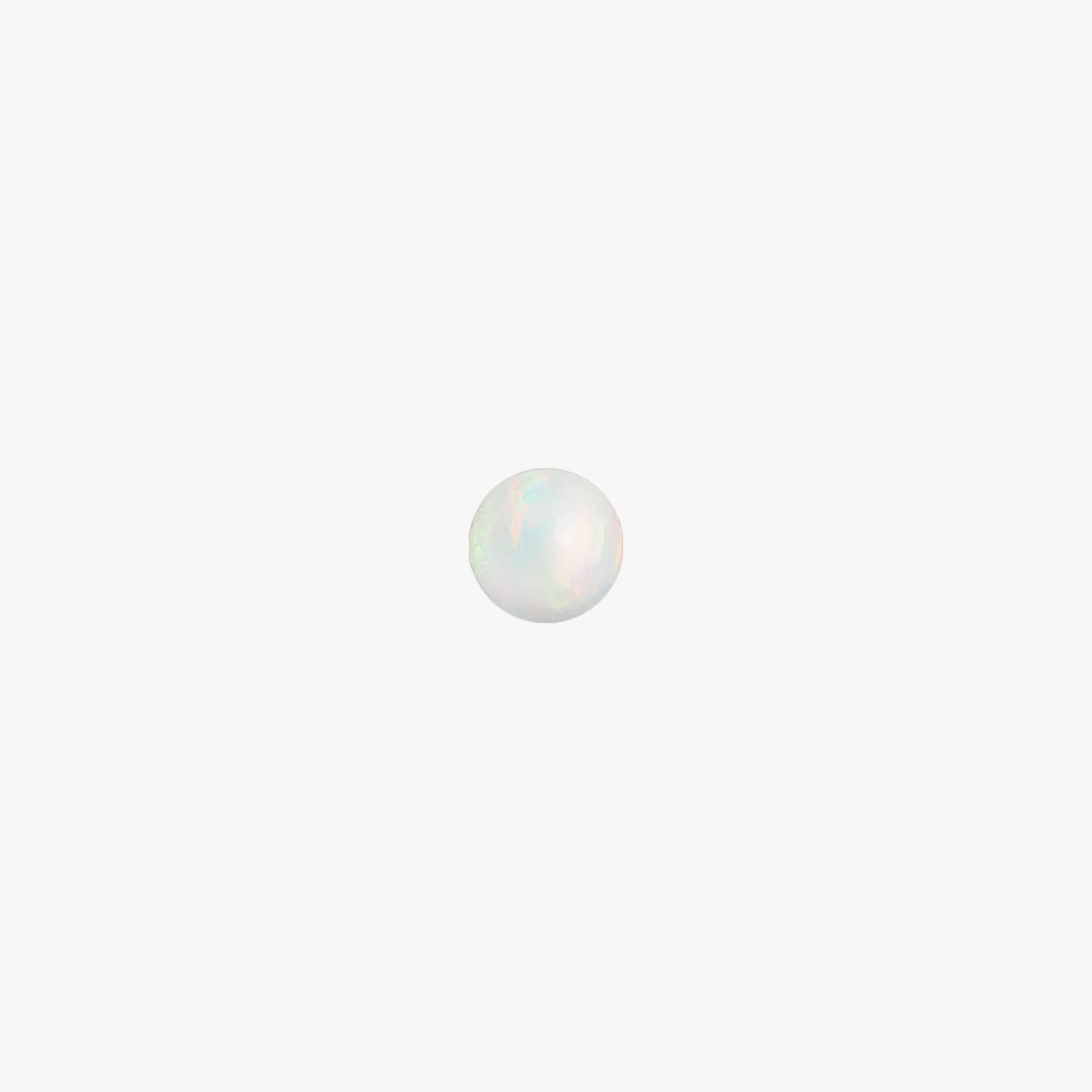 Fire Opal Ball Cartilage Barbell