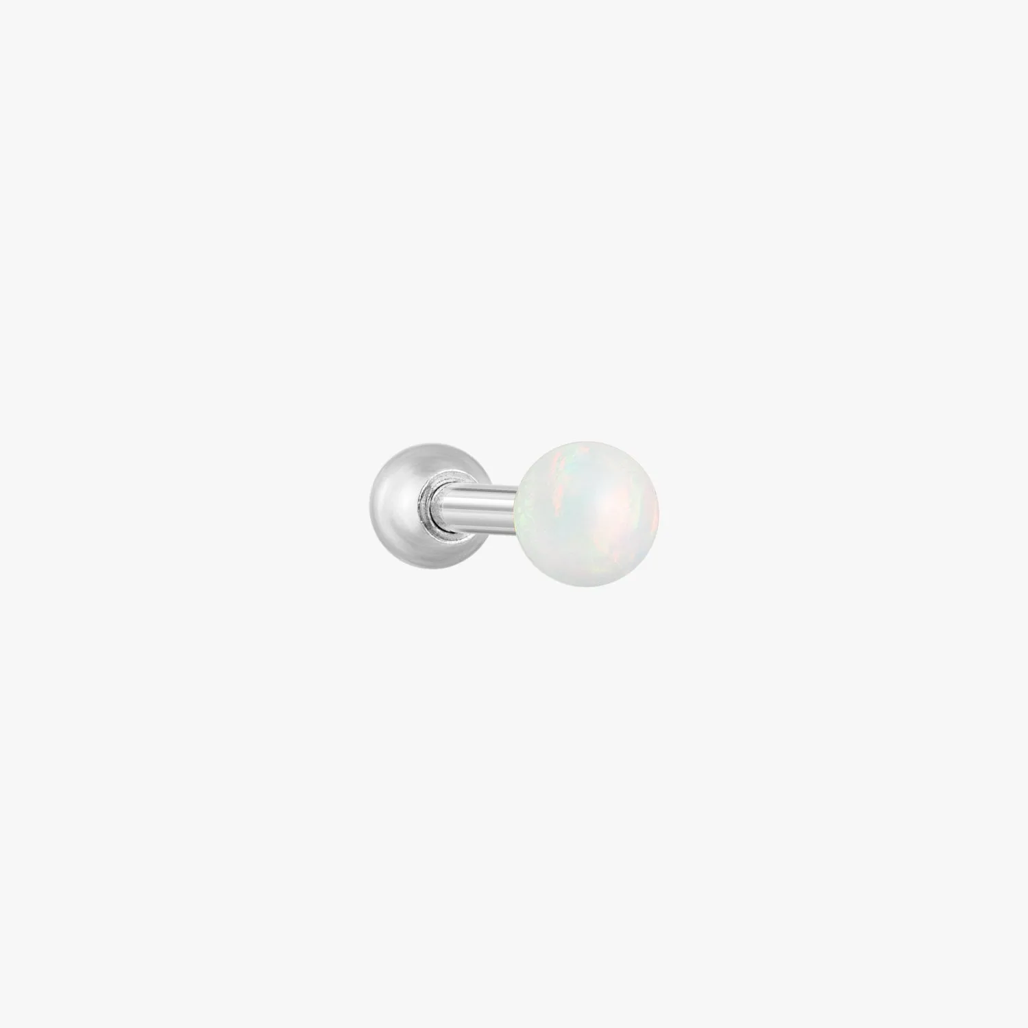 Fire Opal Ball Cartilage Barbell