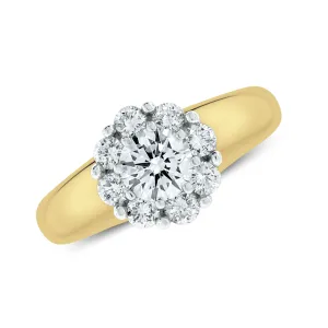 Flora Engagement Ring (1.75 ct Diamonds) in Gold