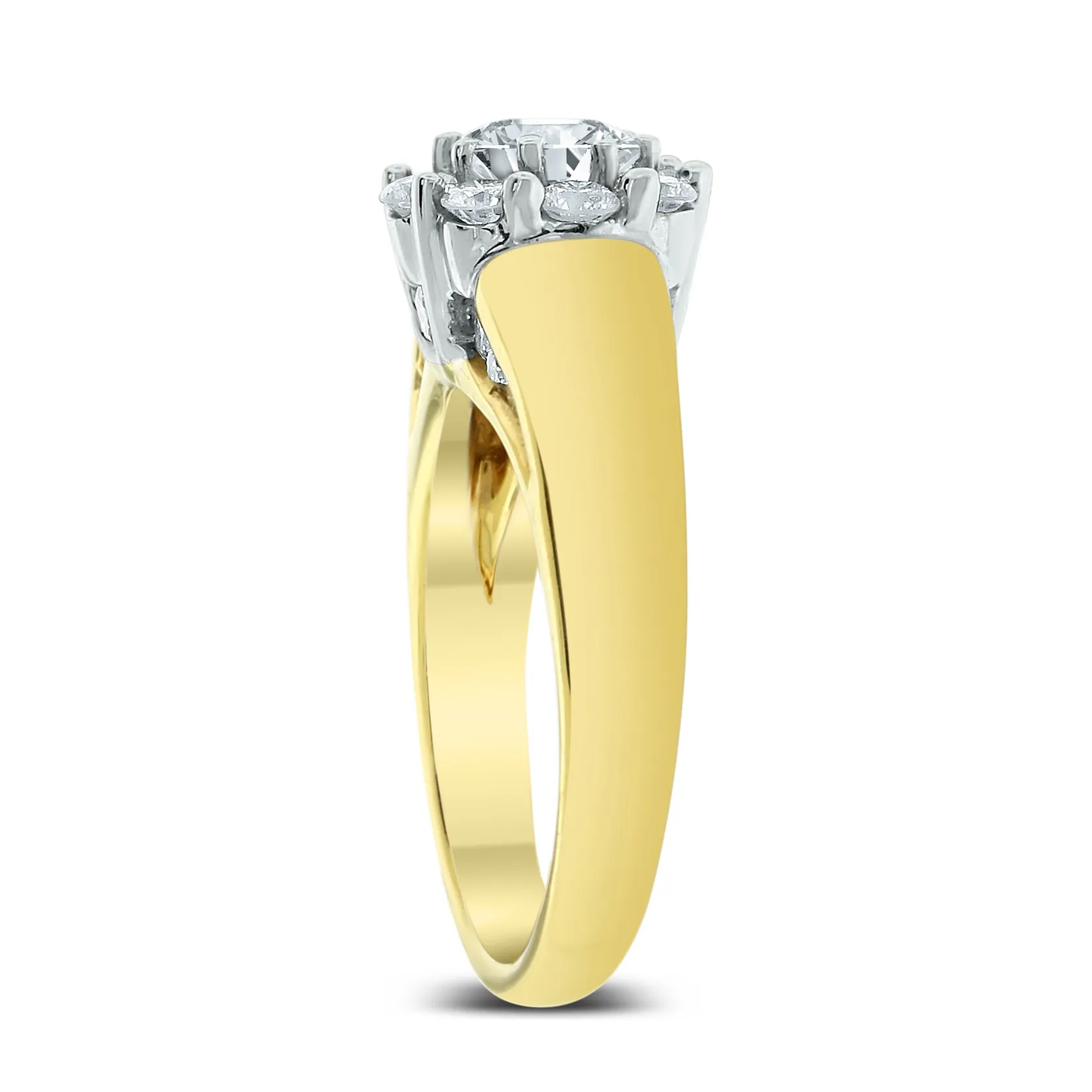 Flora Engagement Ring (1.75 ct Diamonds) in Gold