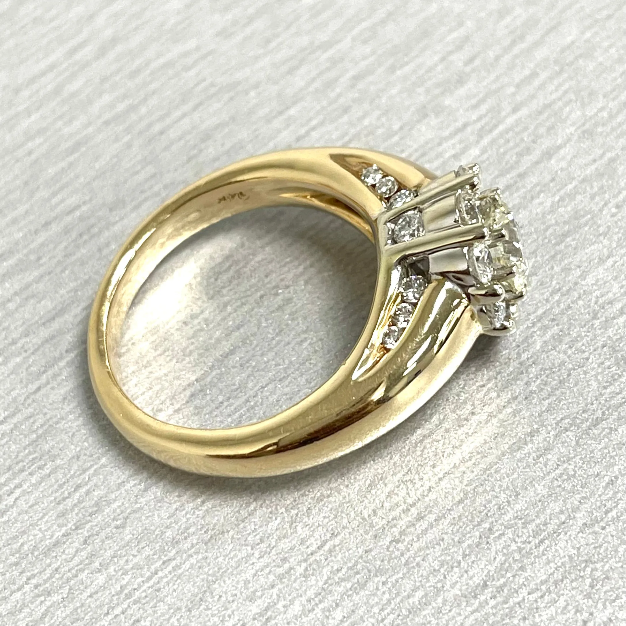 Flora Engagement Ring (1.75 ct Diamonds) in Gold
