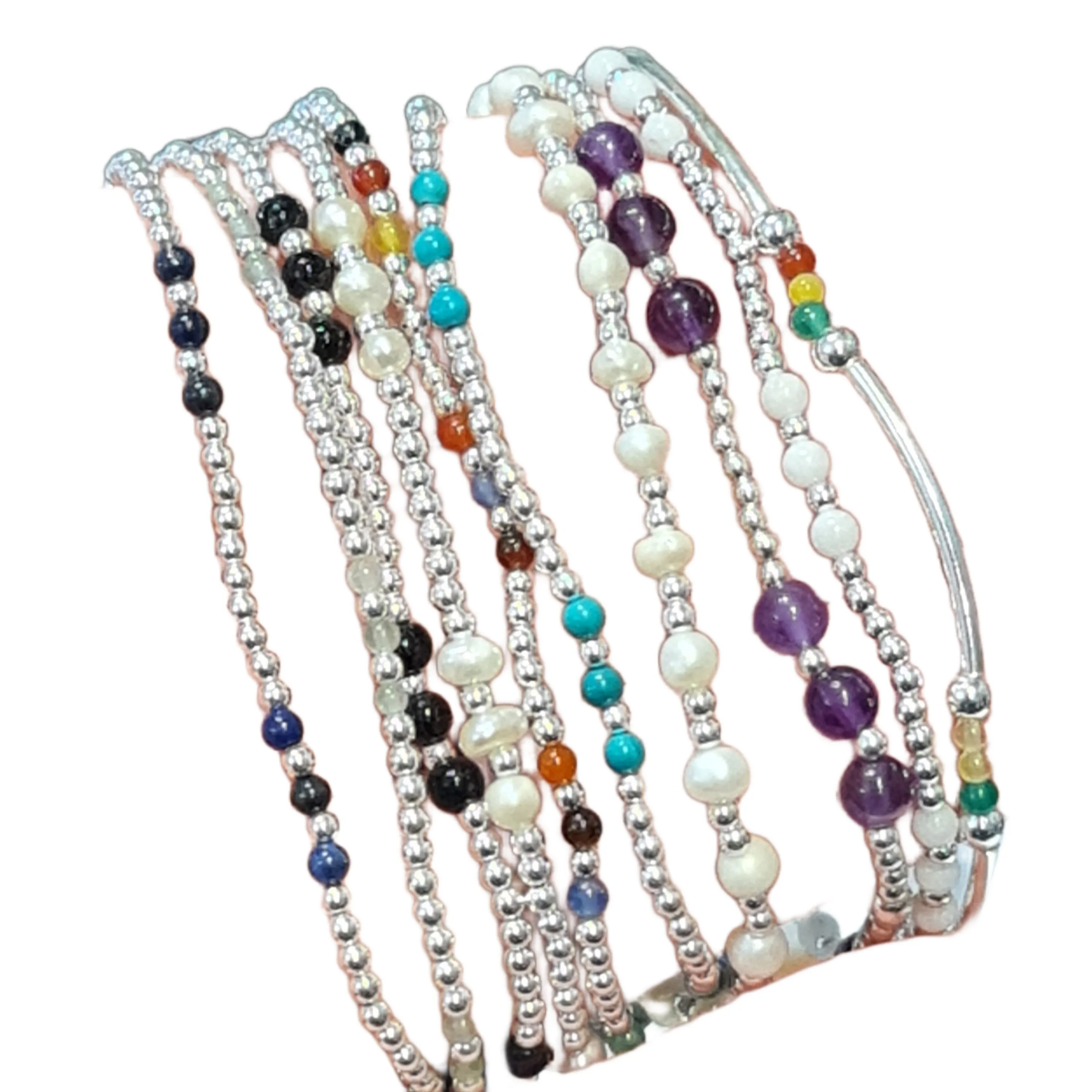Lapis Lazuli Gemstone Bracelet by Gemma Stone - Elegant Handcrafted Jewelry
